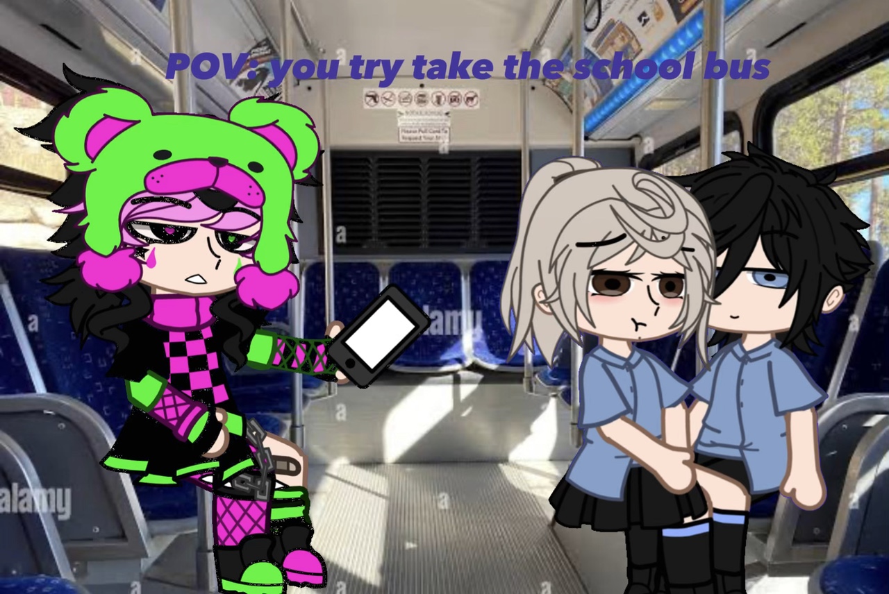 I take the bus..