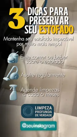DICAS PRESERVAR SOFÁ