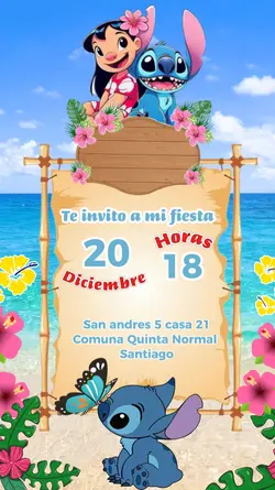 Invitación Stitch