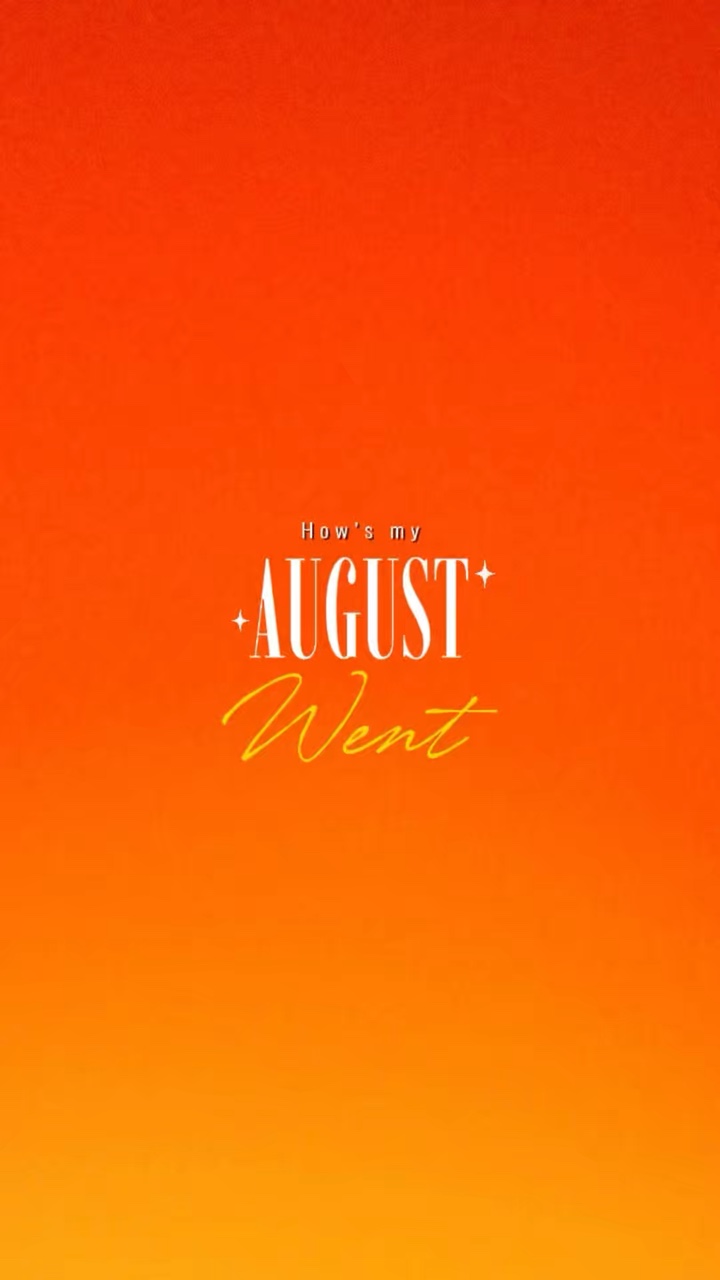 Minha vida de agosto