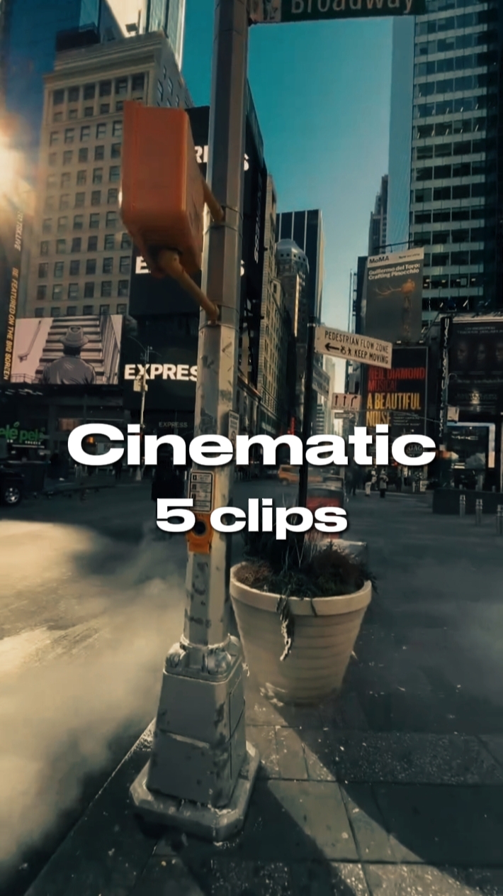 5 clips cinematic 