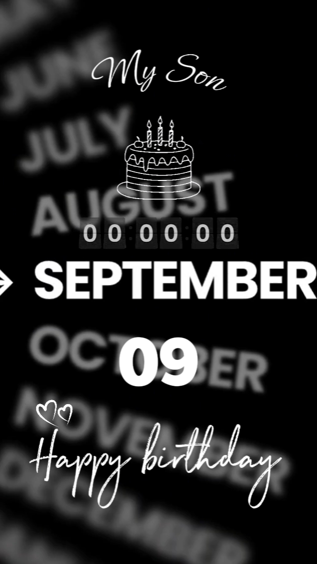 HBD SON 09 DE SETEMBRO