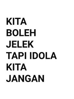 IDOLA KITA JANGAN