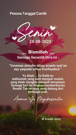 senin tanggal cantik