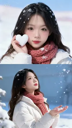 Chụp ảnh mùa đông AI