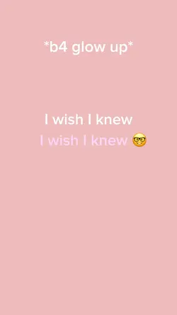 I wish I knew 