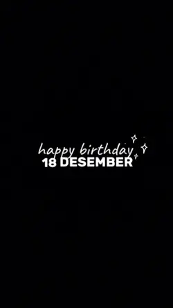 18 December birthday