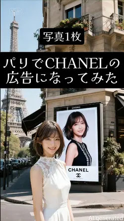 写真1枚 シャネルの広告になる
