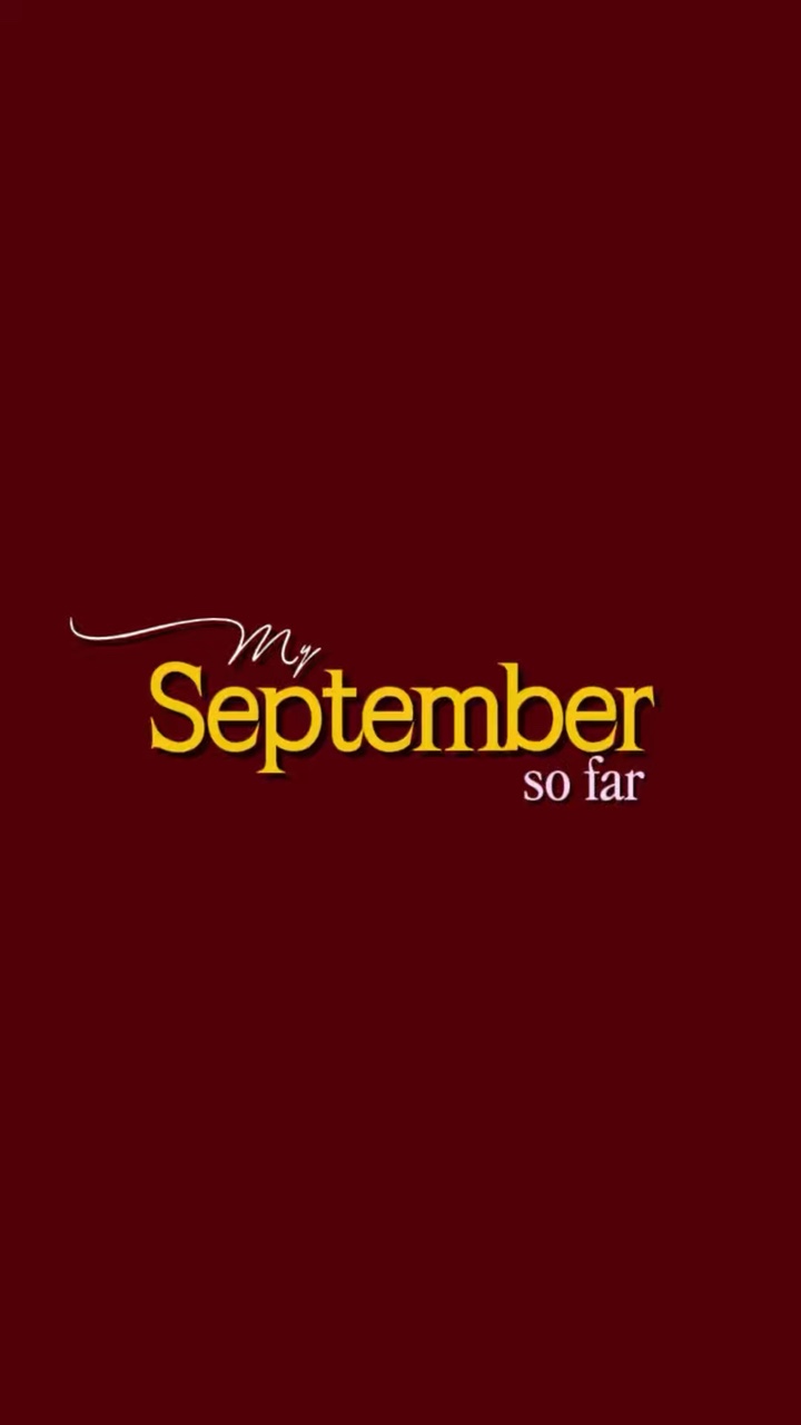 Septembre jusqu'à présent