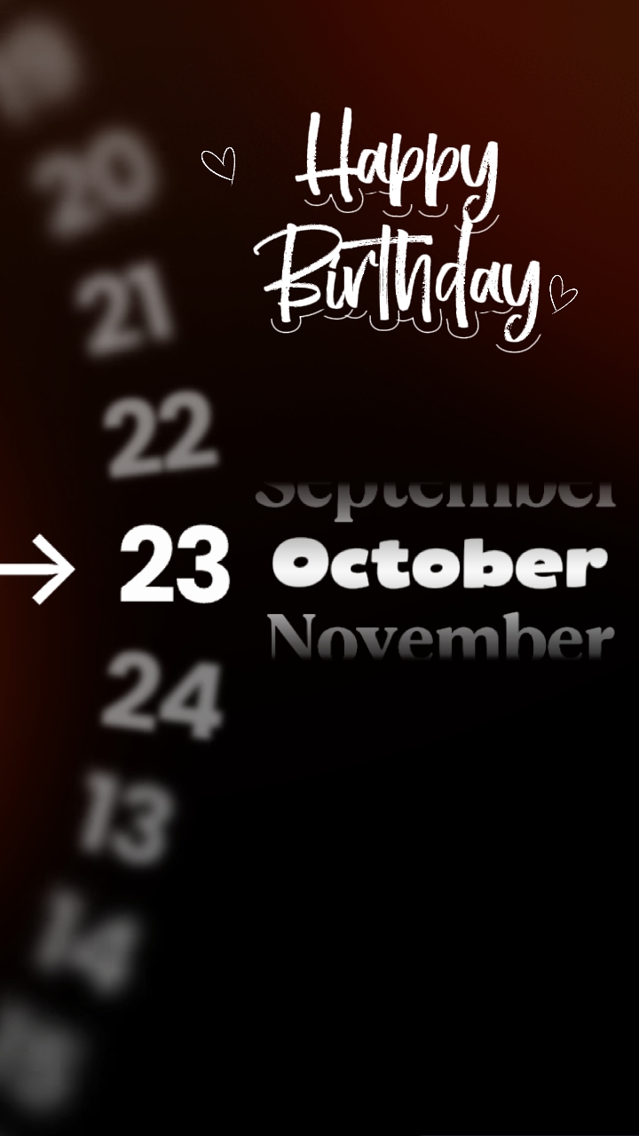 HBD 23 OKTOBER