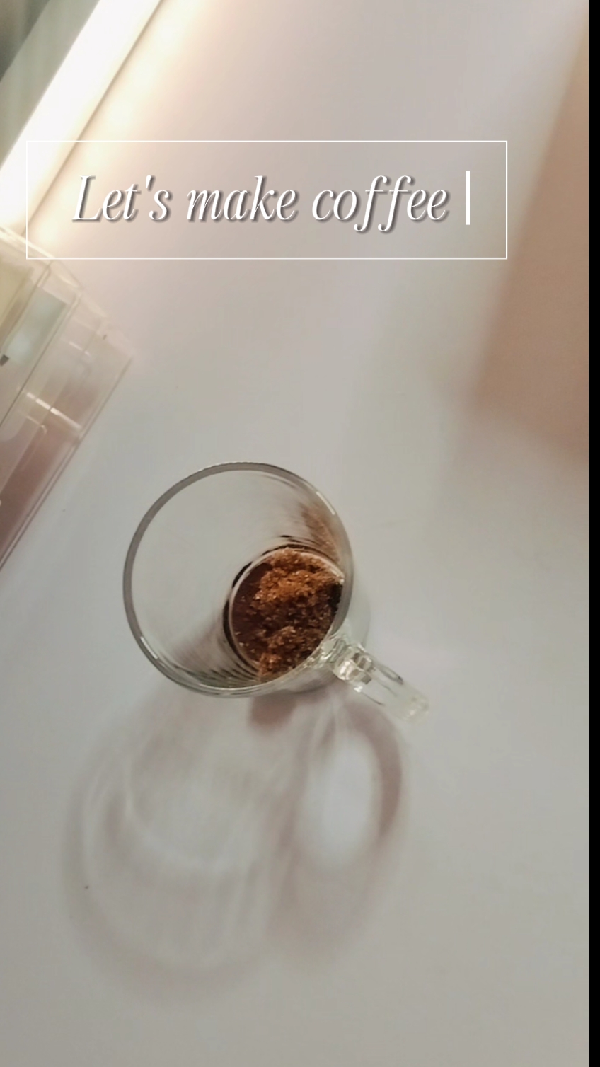 Let's make coffee