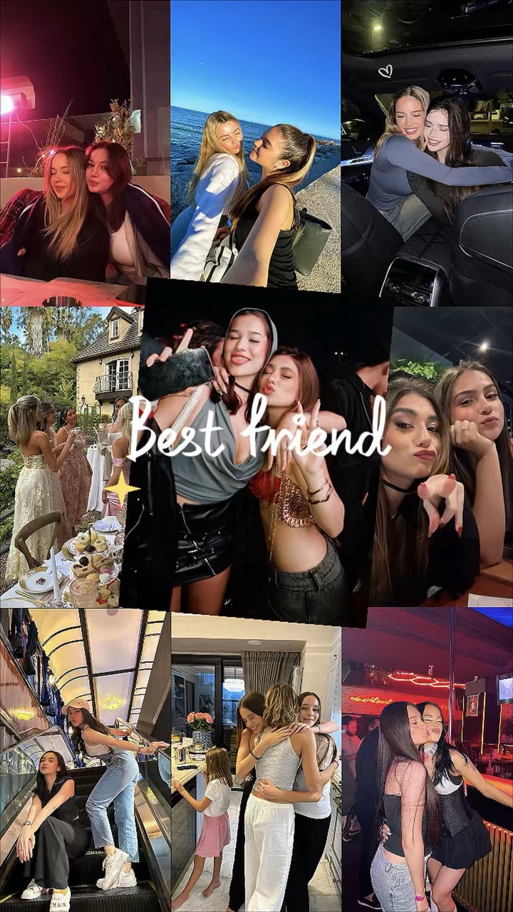Happy girl friend 
