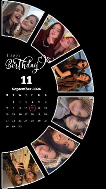 Birthday 11 Sep 2026