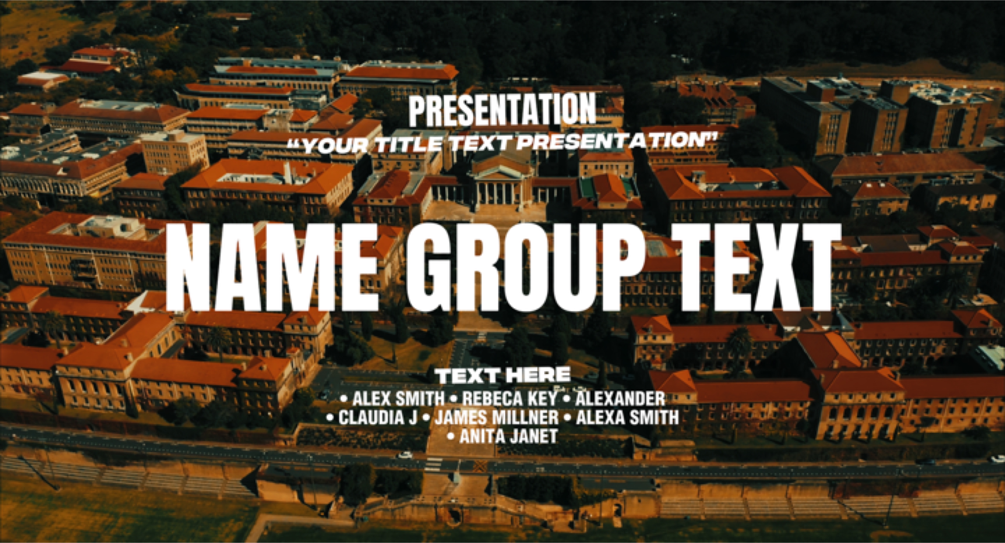 Opening presentation