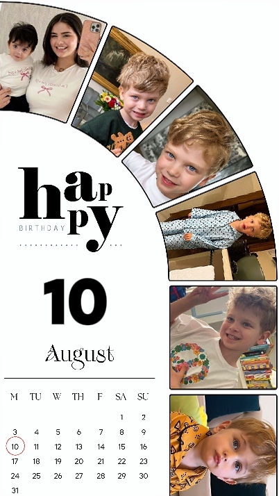 HBD FILHO 10 DE AGOSTO