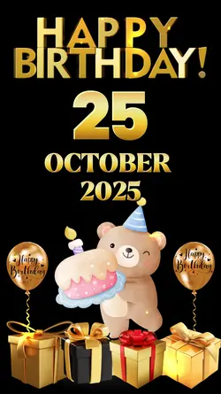 BIRTHDAY 25 OCTOBER 