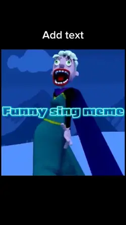 Funny sing meme