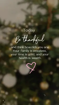 be thankful