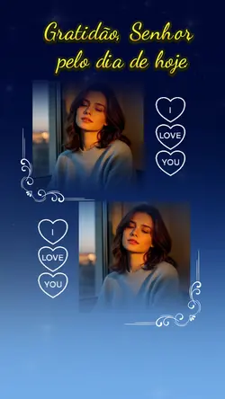 Gratidão, Senhor 
