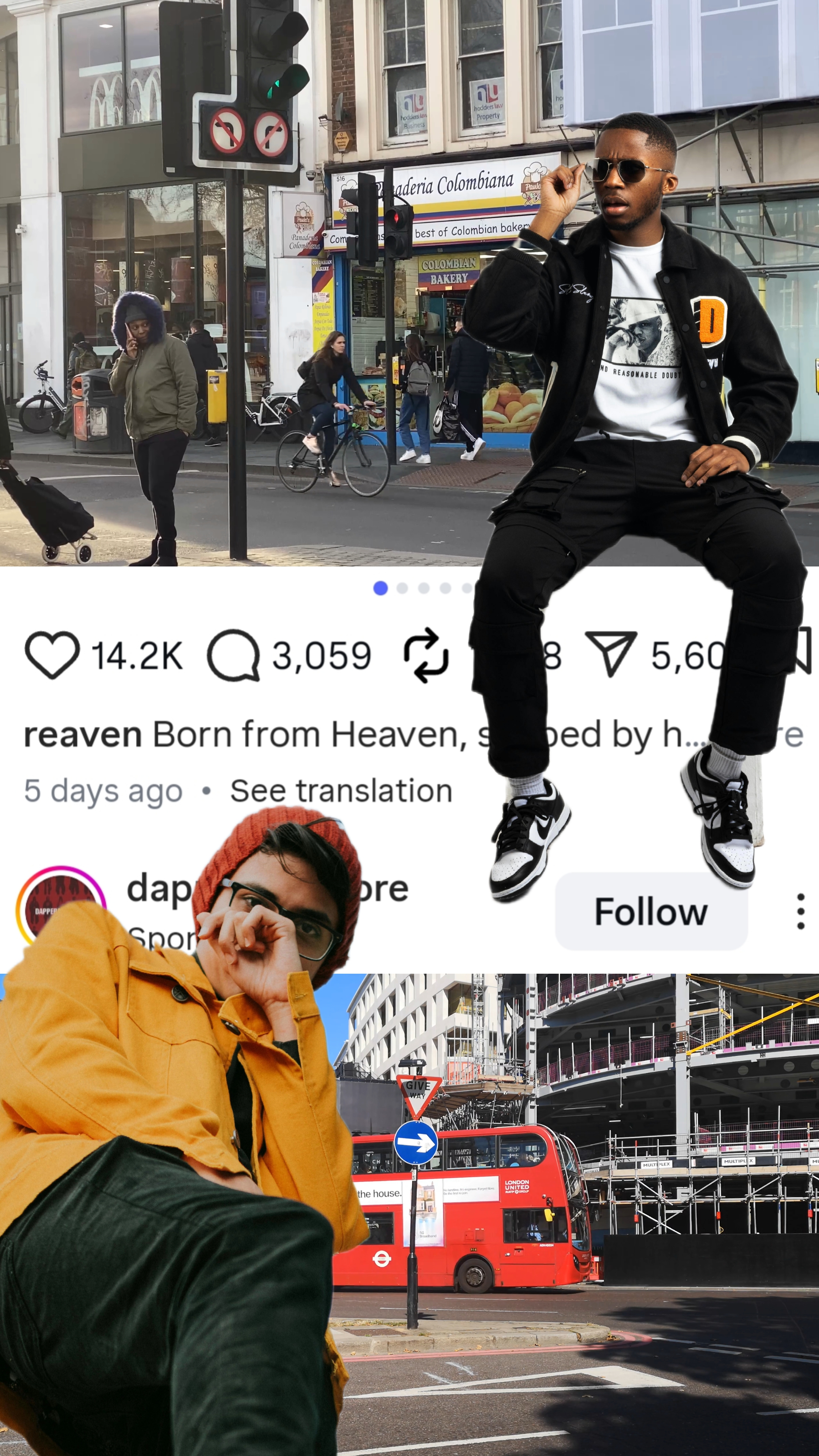 Publicación de Instagram 3D