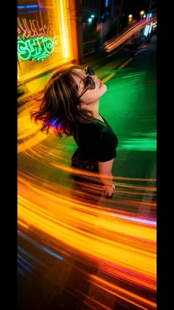 Neon Blur Reverie