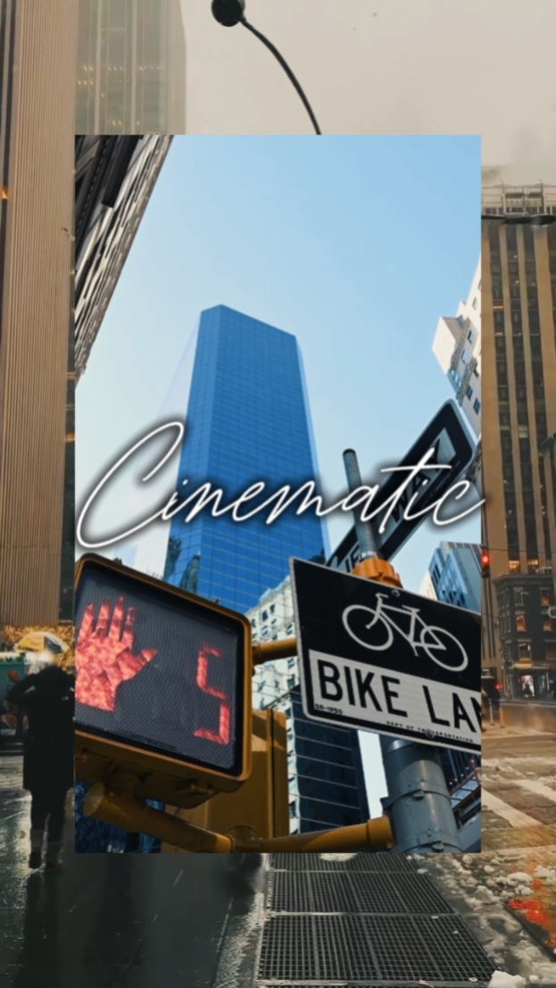 Cinematic vlog