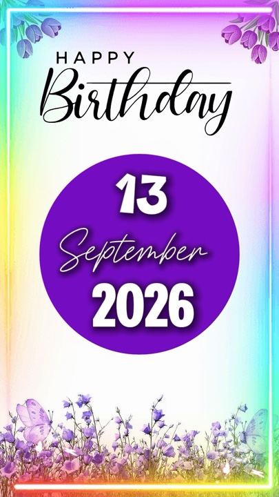 13 sept birthday 