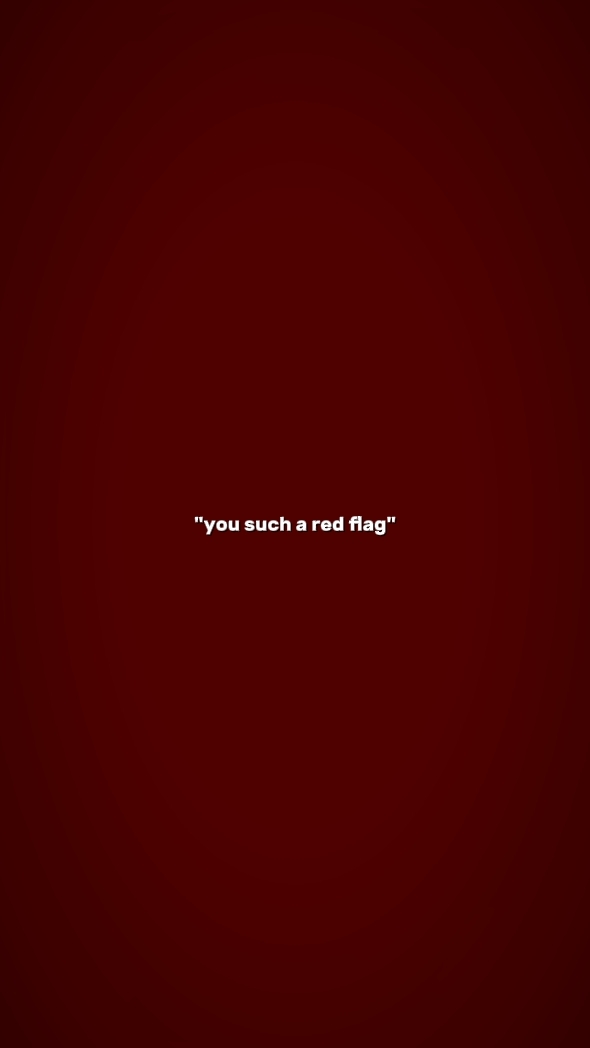 Tu es un drapeau rouge