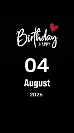 Hbd 04 August 2026