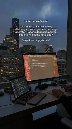 Kamu kerja apasih?