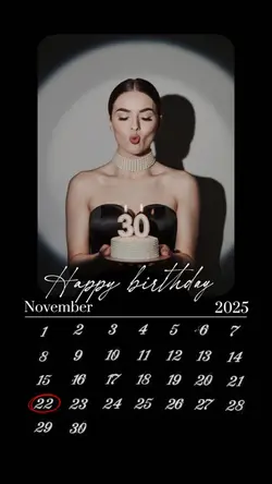 HBD 22 NOVEMBER