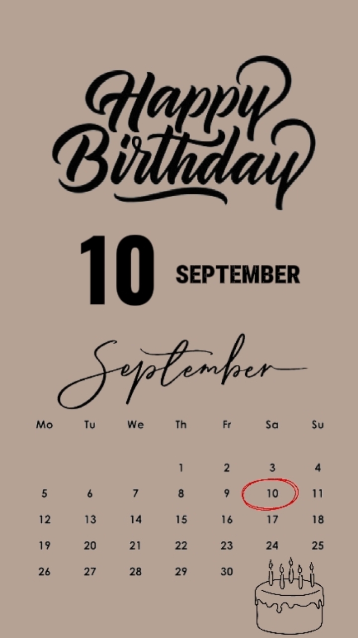Hbd 10 September