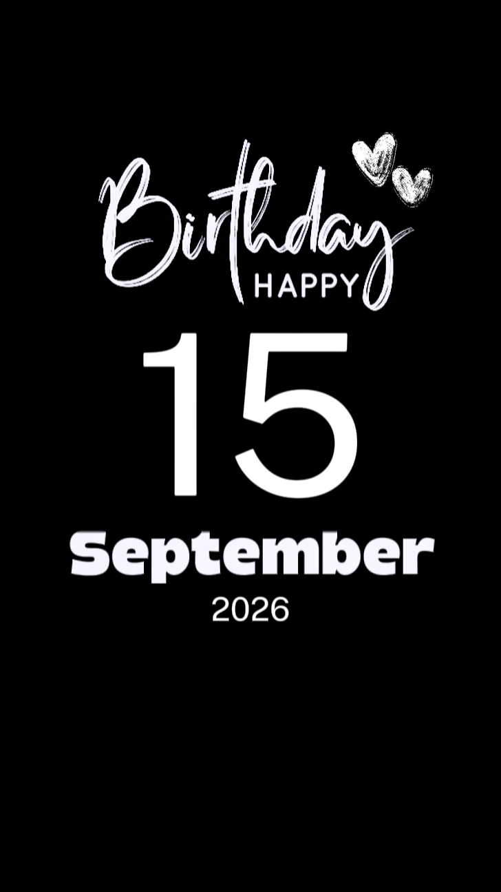 birthday 15september