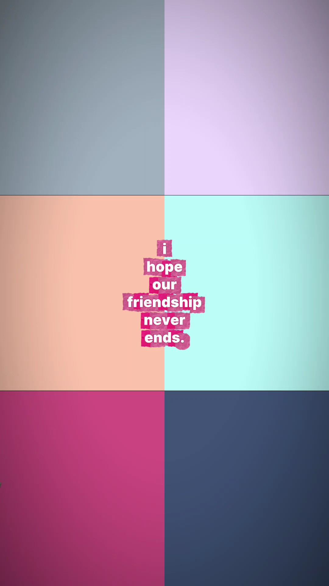 La amistad nunca termina