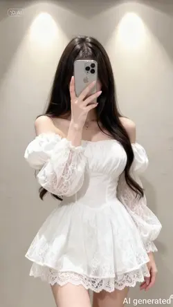 Ghép mặt váy xinh