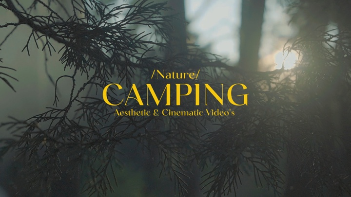 Acampamento na natureza 