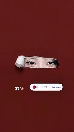 Trend ghép ảnh mắt