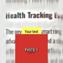 Clip your text photo