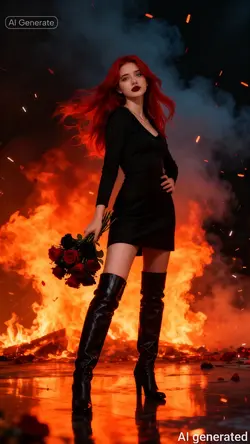 Fire Photoshoot AI