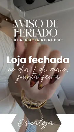 AVISO FERIADO