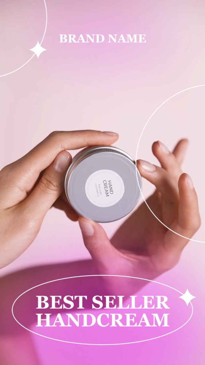 ¡La mejor crema de manos para el cuidado de la piel en estilo degradado!