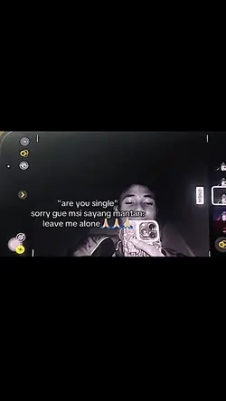 sorry gw msih syg