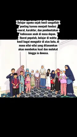 anak belajar agama 