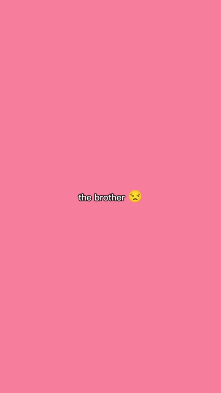 Le frère, sœur 