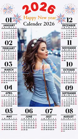New year calendar