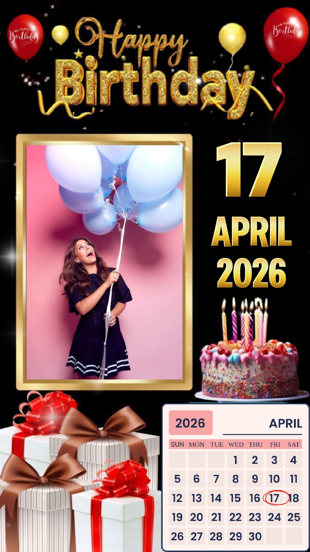 Selamat ulang tahun 17 April 2026
