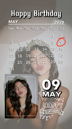 9 MAY, HBD TO ME