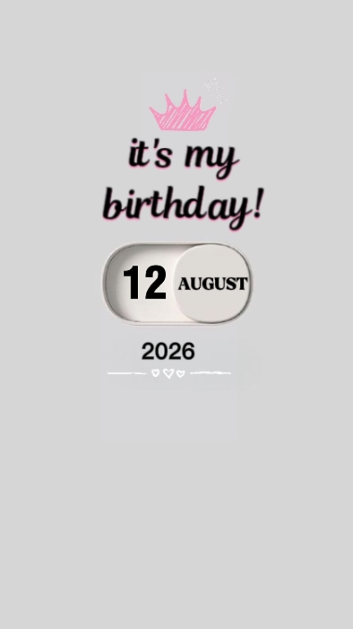 CUMPLEAÑOS 12 DE AGOSTO 