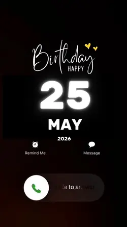 birthday 25 may 2026