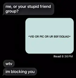 me or ur bestfriend